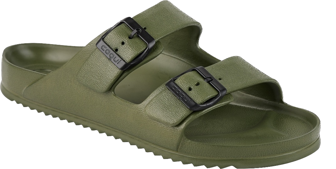 Мужские шлепанцы,зеленые 8301 Army green